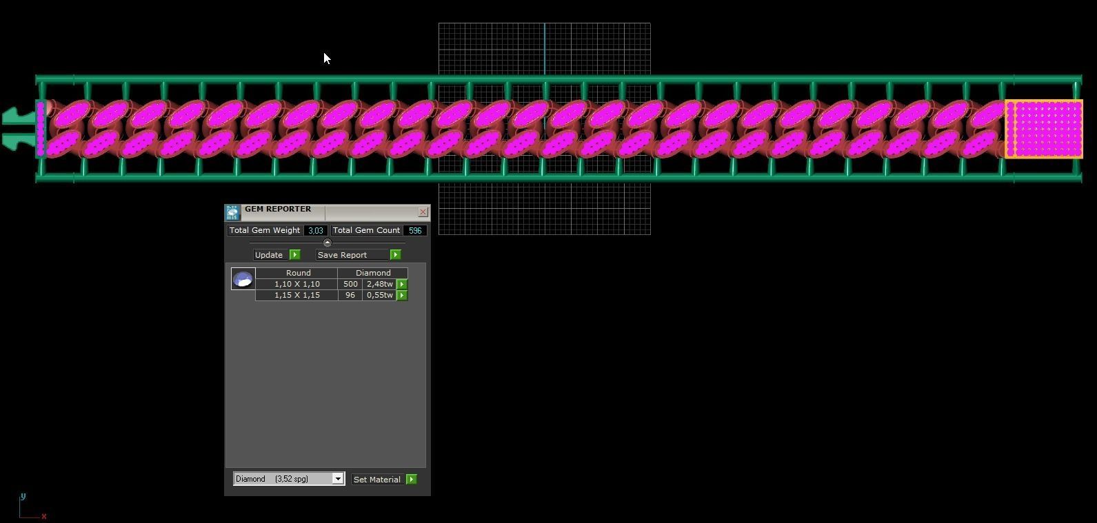 Zincir bileklik gurmet 11 mm 3D print model - Bracalet cuban 3D print model_1