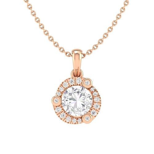 solitaire women pendant 3dm stl jcd render details  3D print model