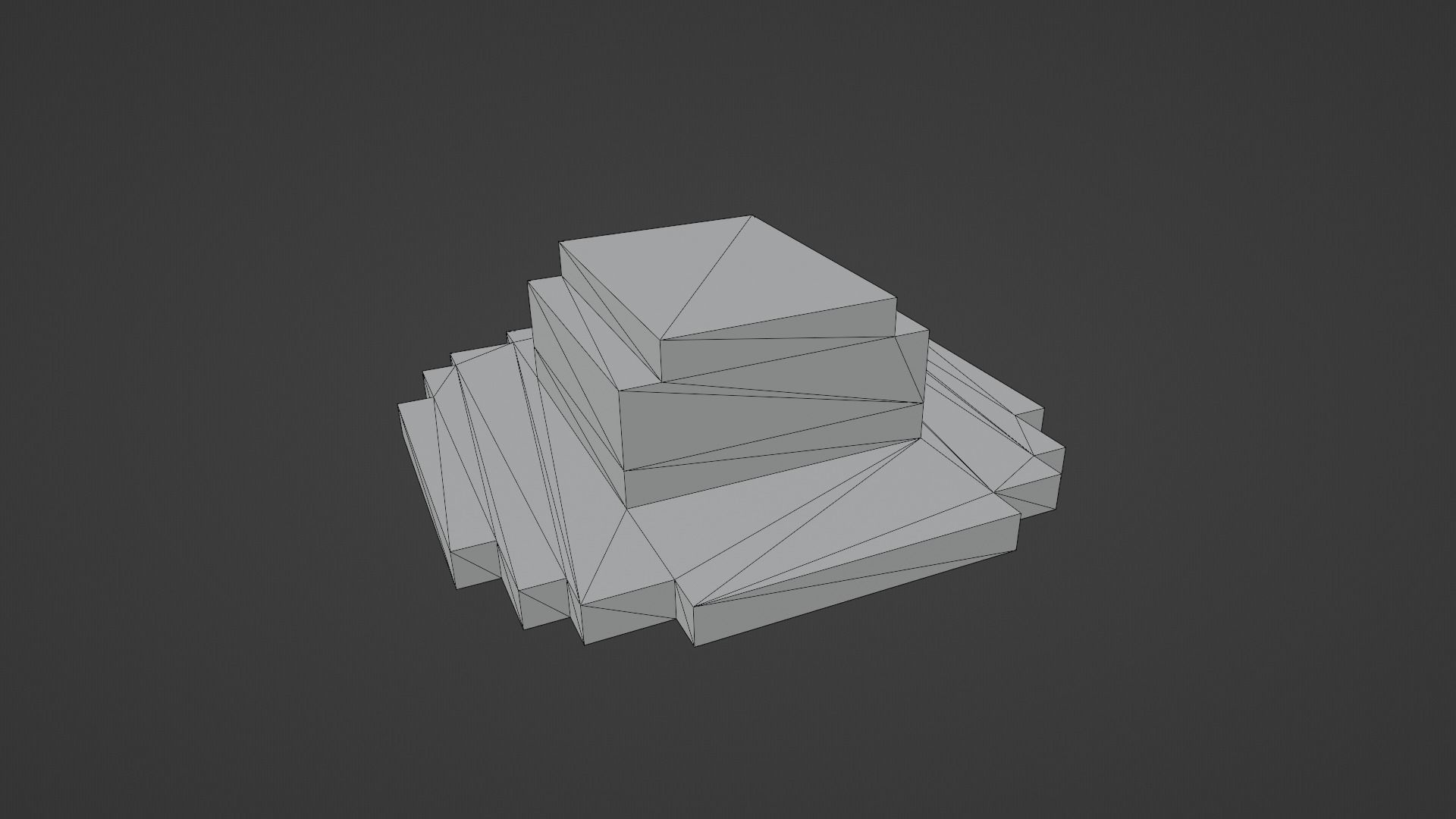 Voxel Hat Low-poly 3D model_12