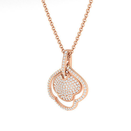 women fancy pendant 3dm stl jcd render details  3D print model