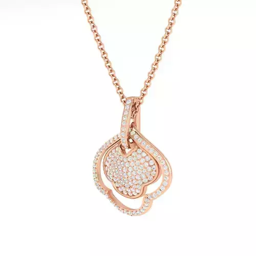 women fancy pendant 3dm stl jcd render details 