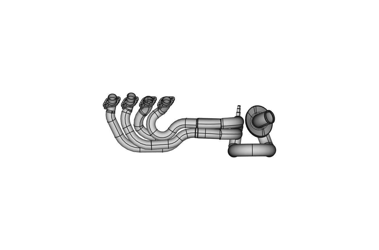FS Race Car Exhaust system 3D print model_2
