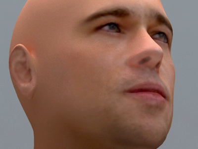 Brad Pitt 3D model_3