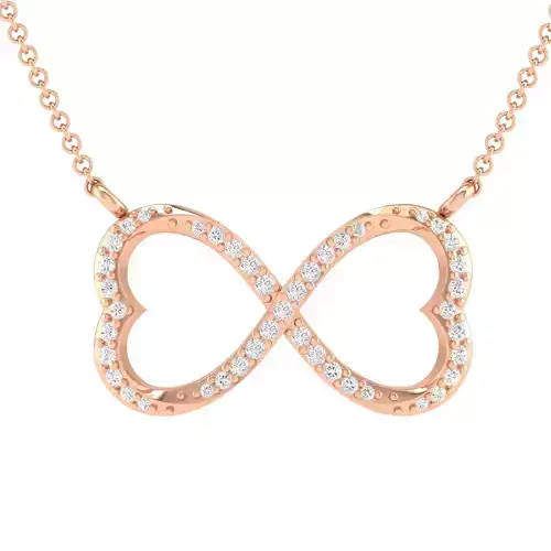 infinity love women pendant 3dm stl jcd render details 