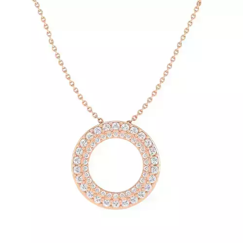 Women round pendant 3dm stl jcd render details 