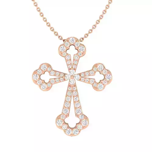 jesus cross pendant 3dm stl jcd render details  3D print model