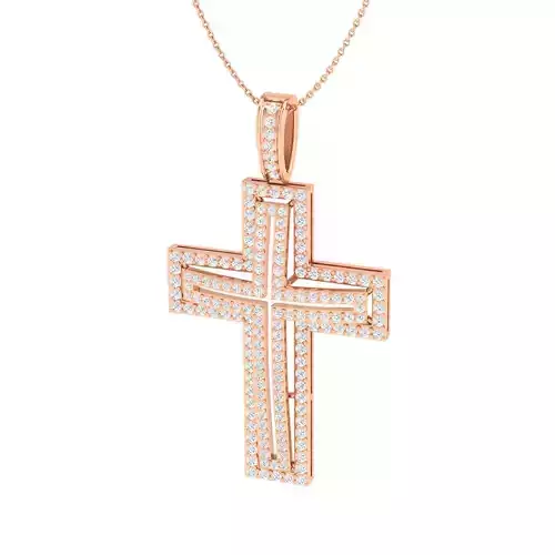 Jesus cross pendant 3dm stl jcd render details 3D print model