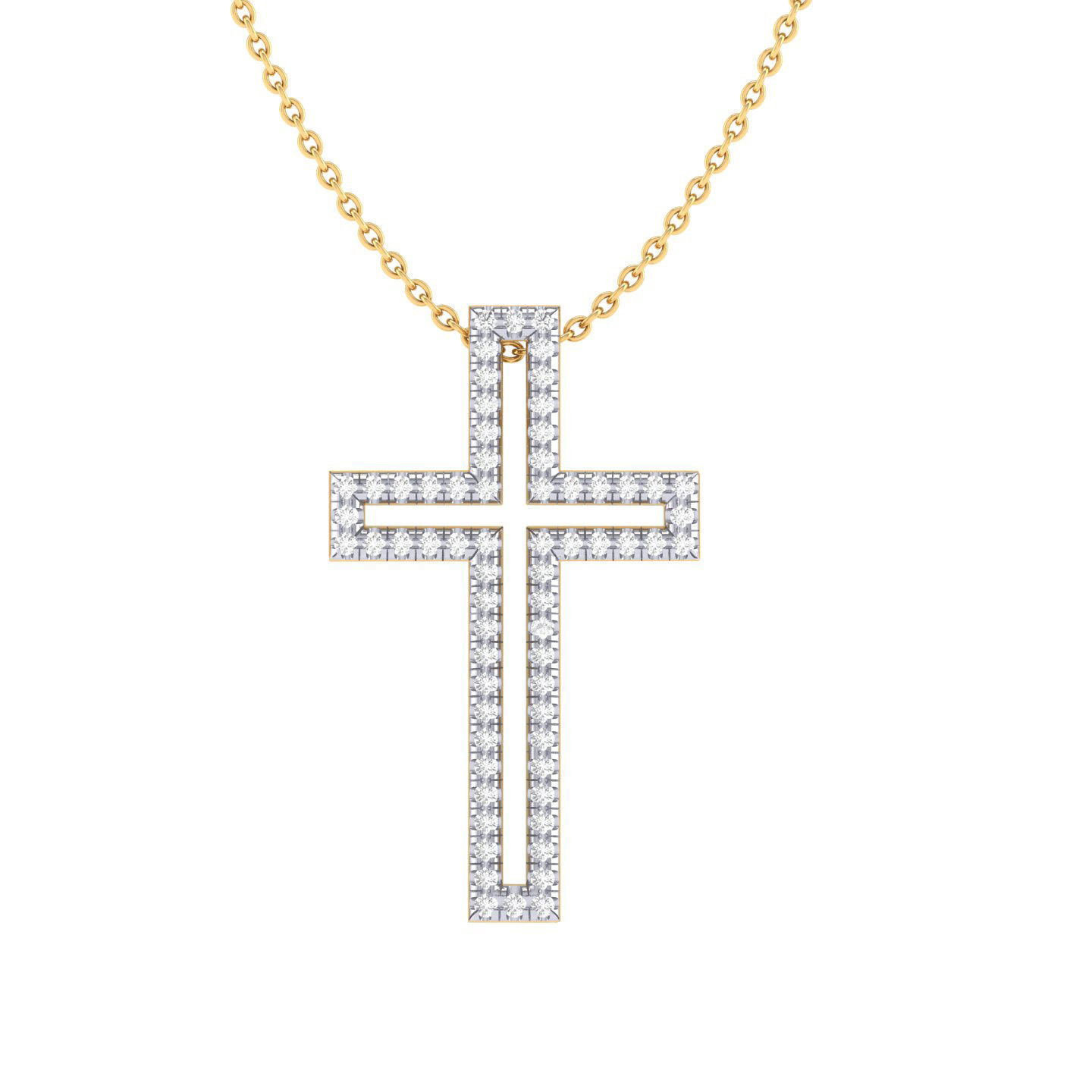 Jesus cross pendant 3dm stl jcd render details  3D print model_6