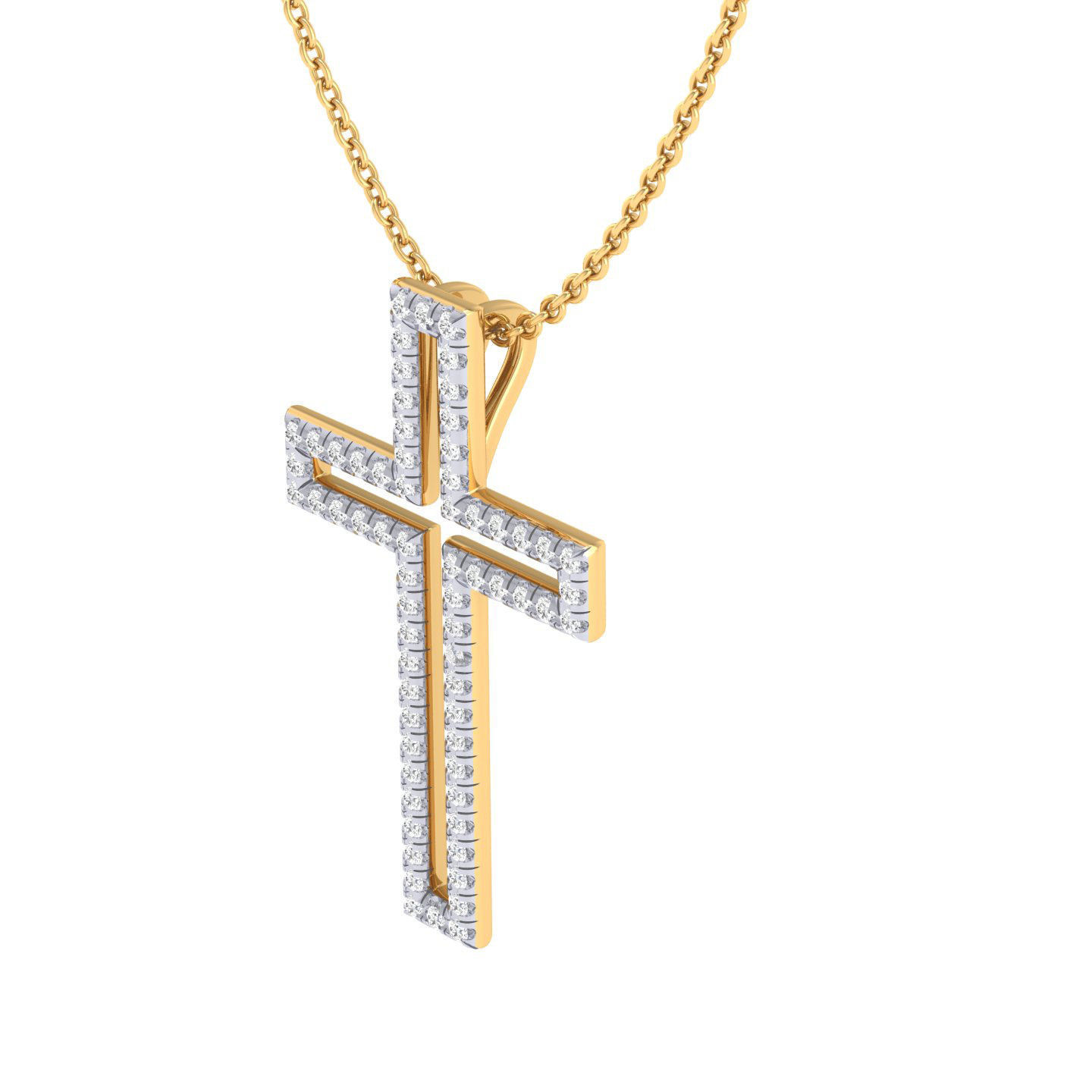 Jesus cross pendant 3dm stl jcd render details  3D print model_8
