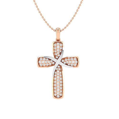 diamond cross pendant 3dm stl jcd render details  3D print model