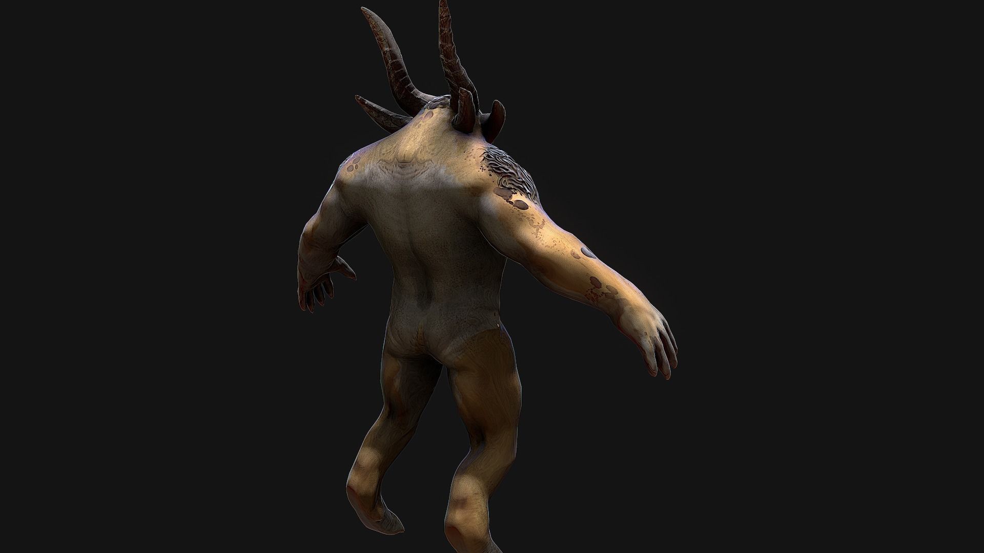 Rpg Creature  game ready Low-poly 3D model_1