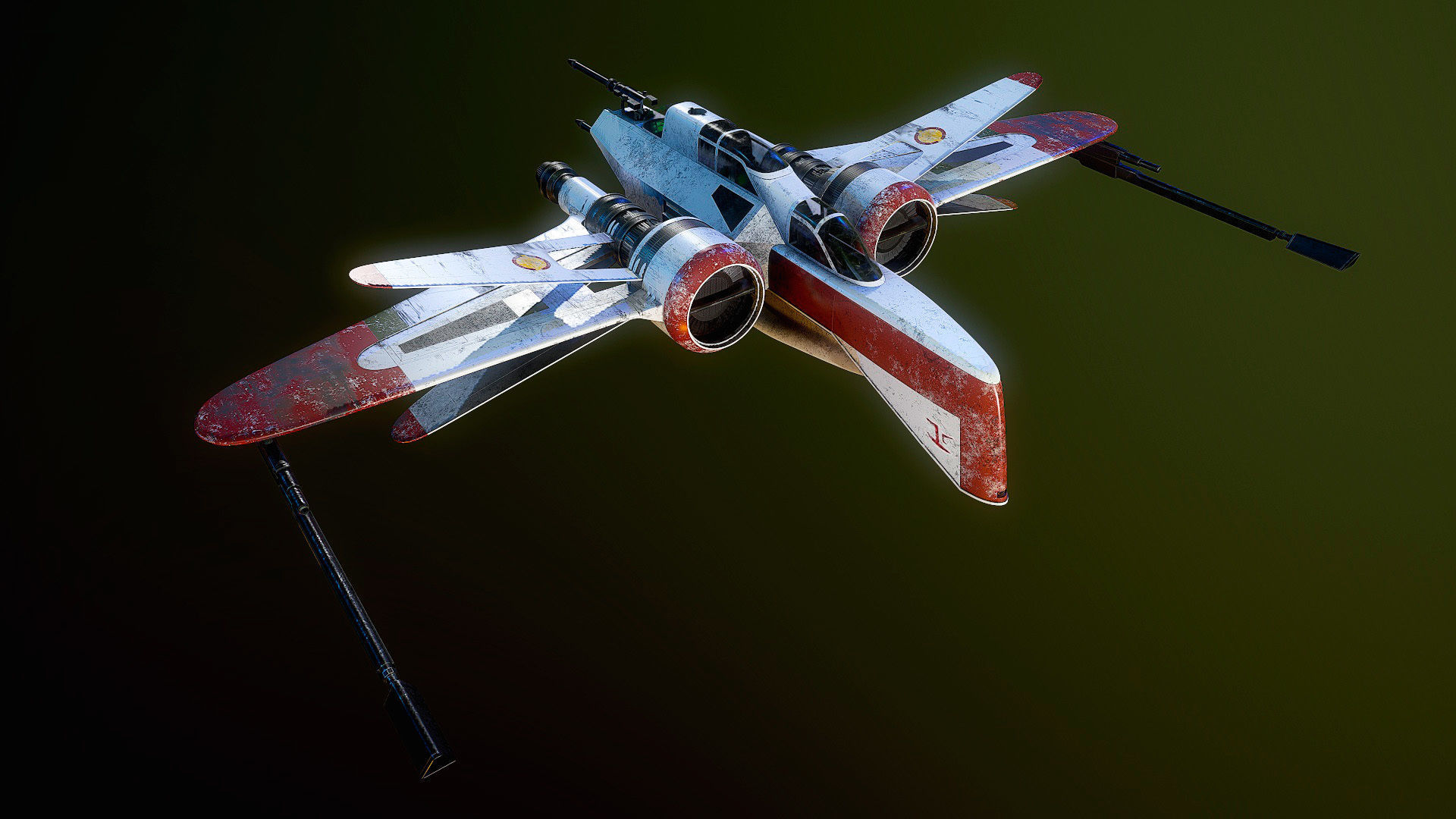 ARC-170 starfighter 3D model_1