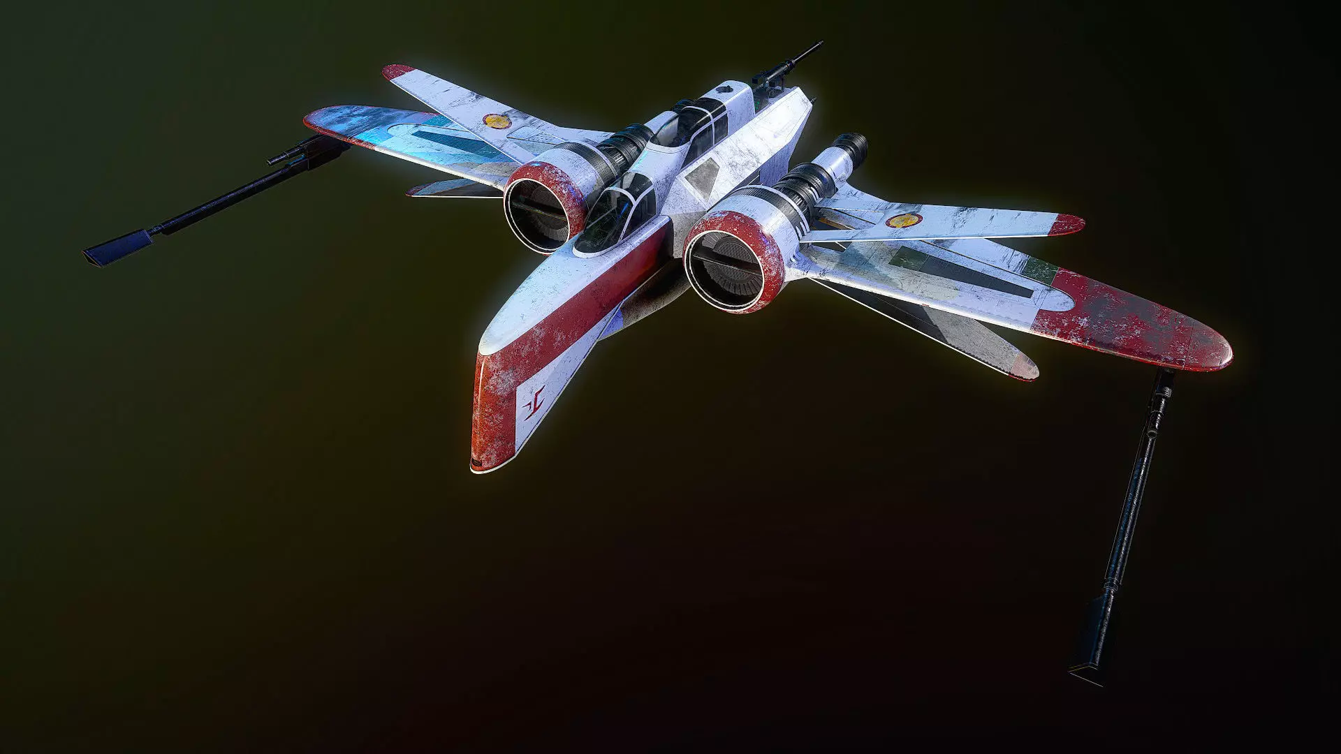 ARC-170 starfighter 3D model_0