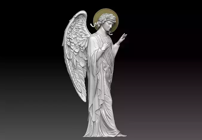 Archangel angel  cnc 3d priting  3D print model