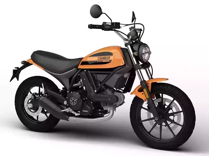 Ducati Scrambler Sixty2 2016 3D model