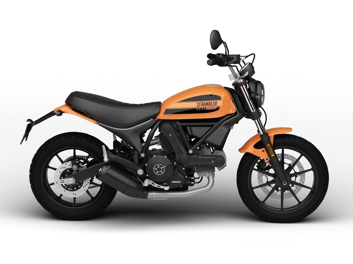 Ducati Scrambler Sixty2 2016 3D model_4