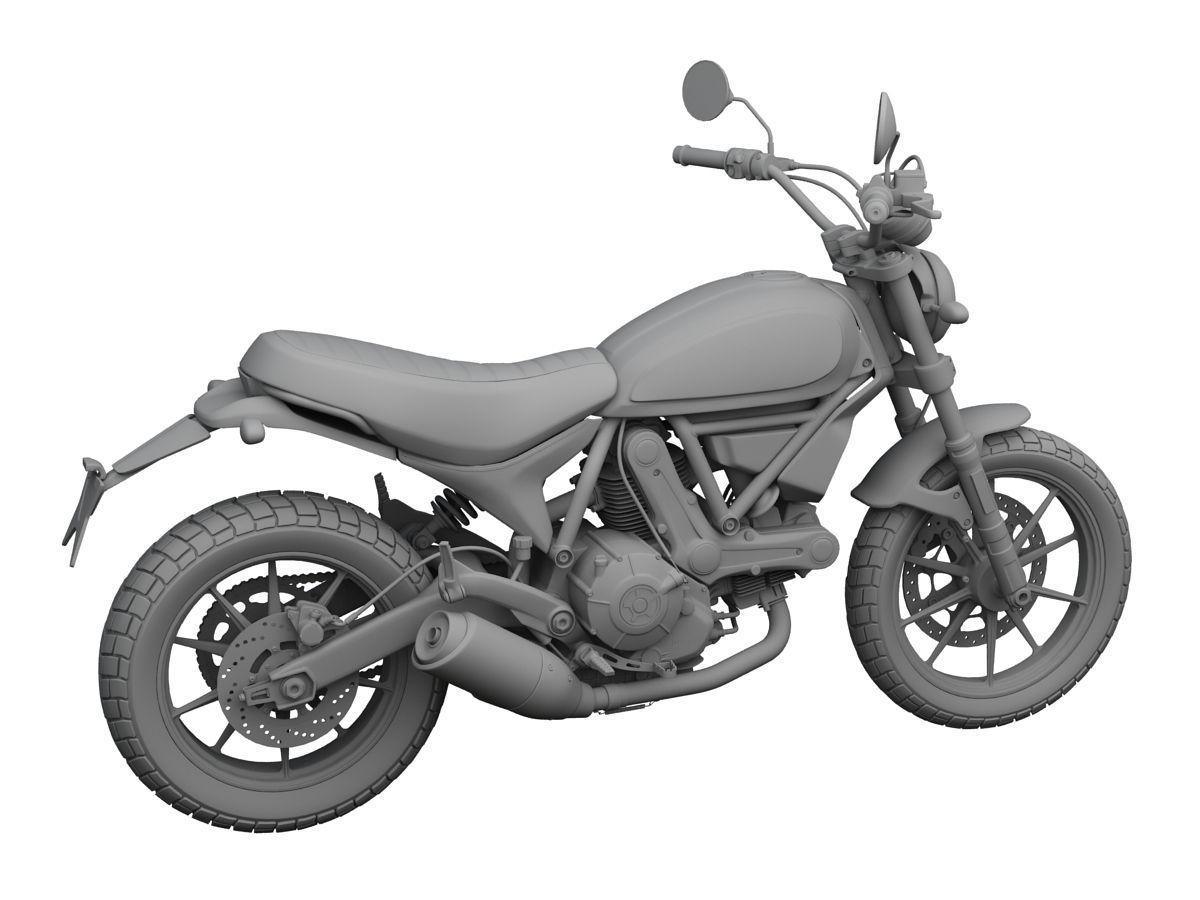 Ducati Scrambler Sixty2 2016 3D model_12