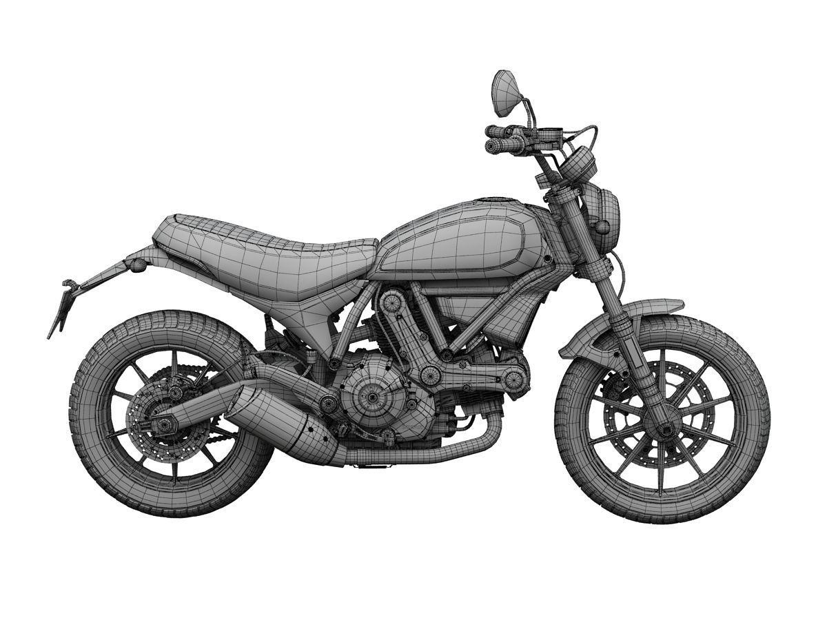 Ducati Scrambler Sixty2 2016 3D model_18