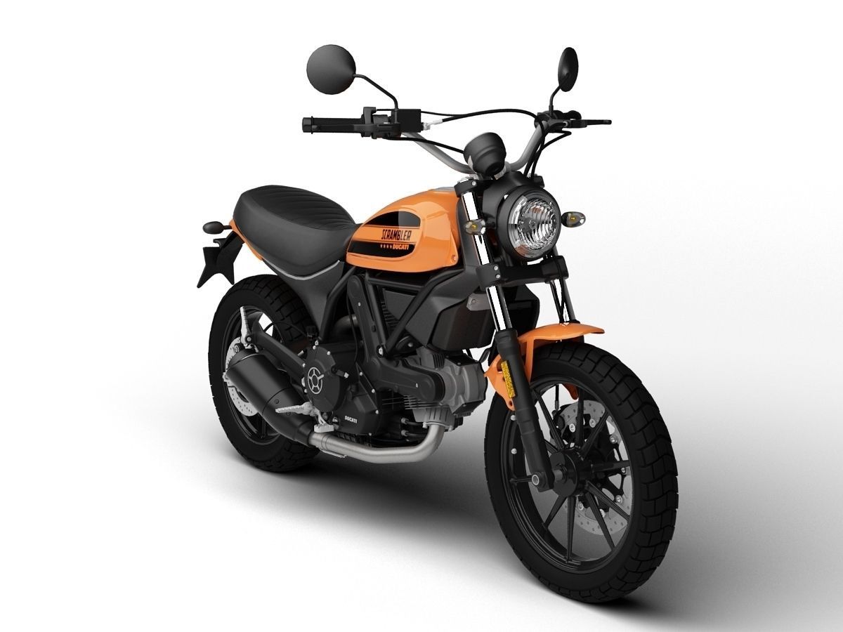 Ducati Scrambler Sixty2 2016 3D model_3