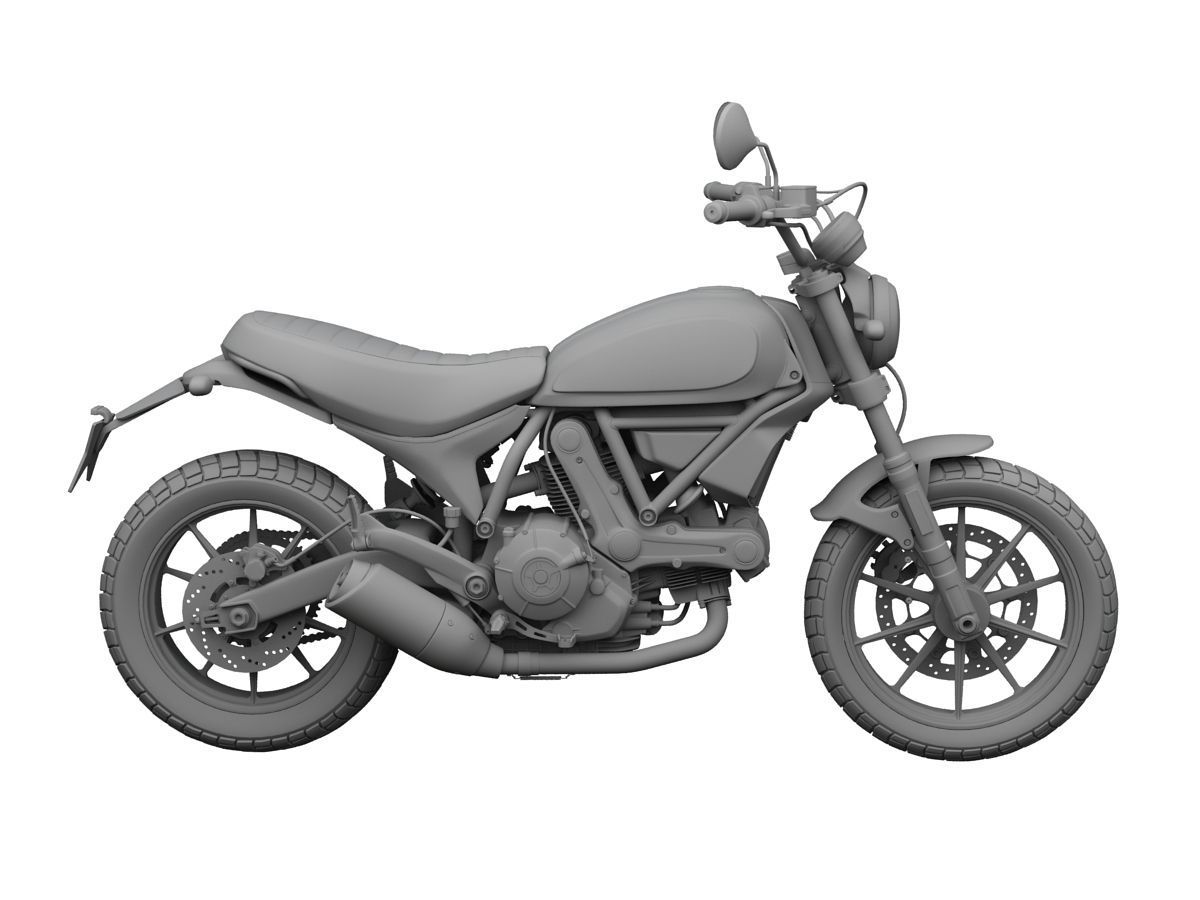 Ducati Scrambler Sixty2 2016 3D model_13