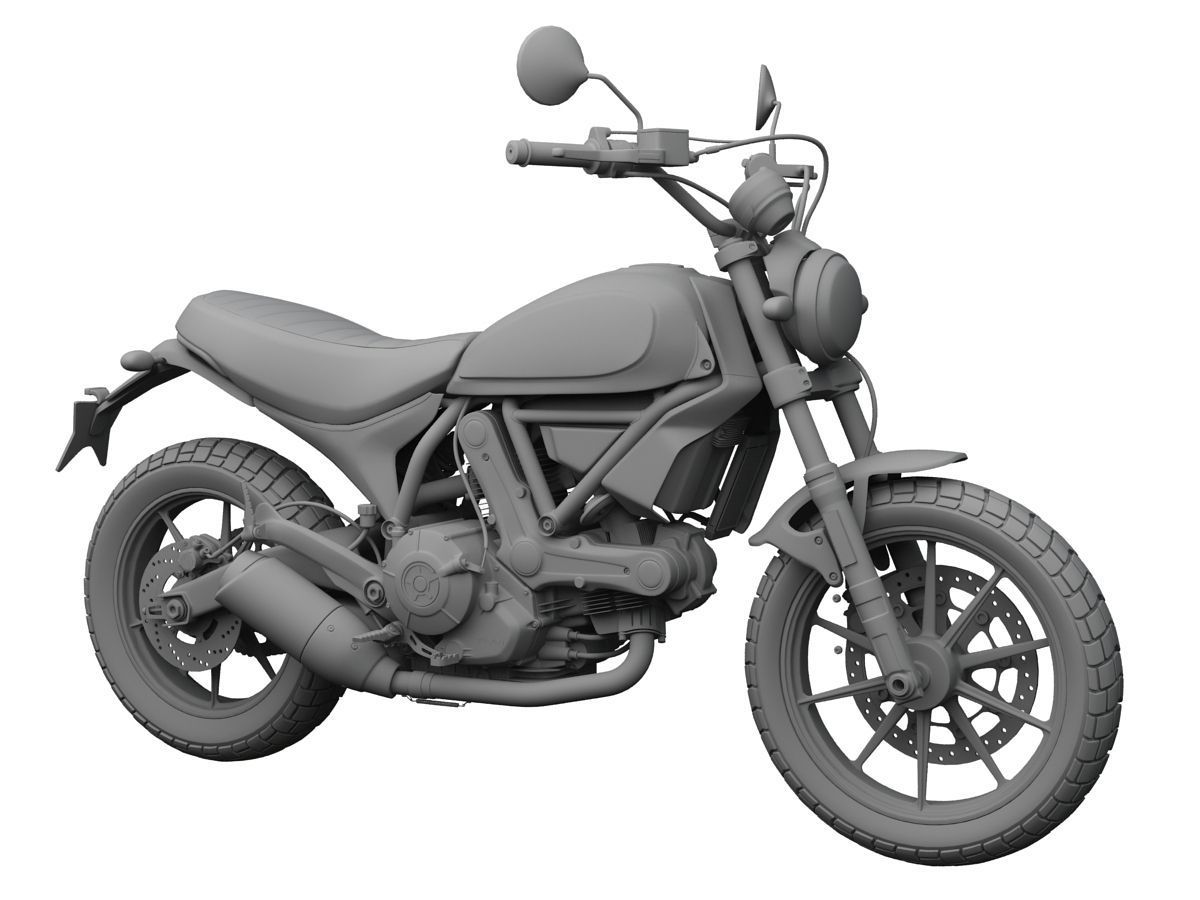 Ducati Scrambler Sixty2 2016 3D model_10