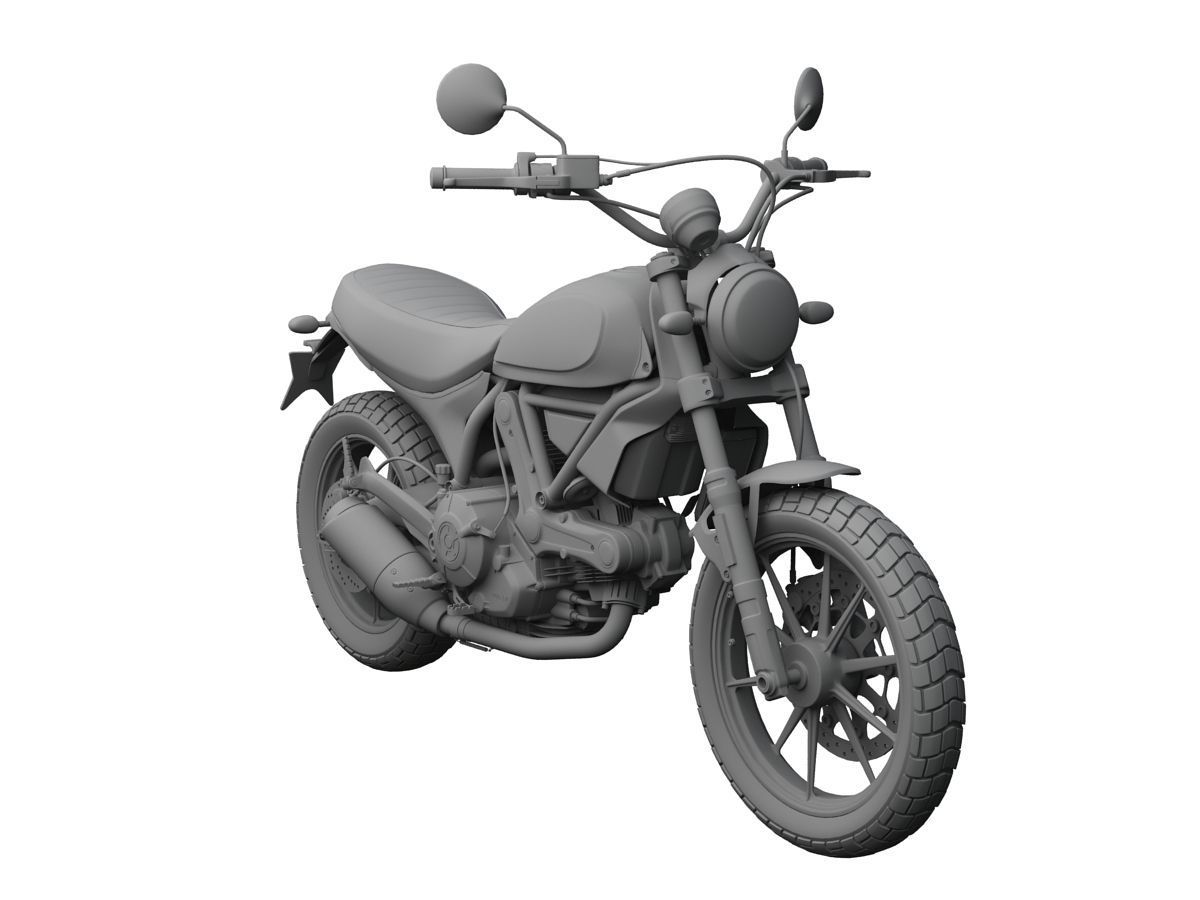 Ducati Scrambler Sixty2 2016 3D model_8