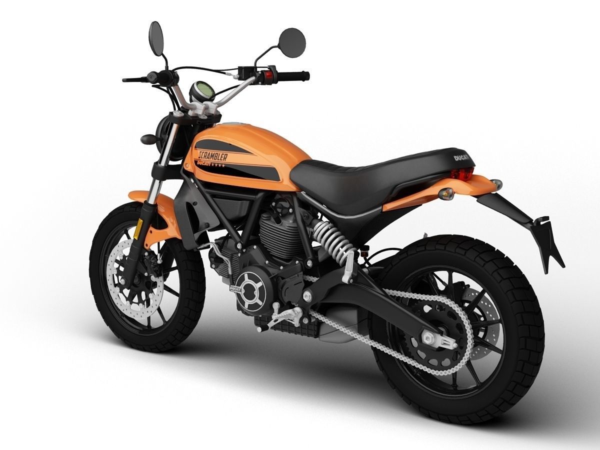 Ducati Scrambler Sixty2 2016 3D model_6