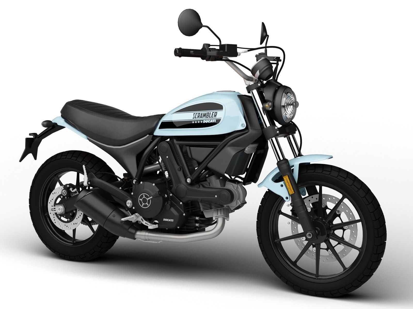 Ducati Scrambler Sixty2 2016 3D model_1