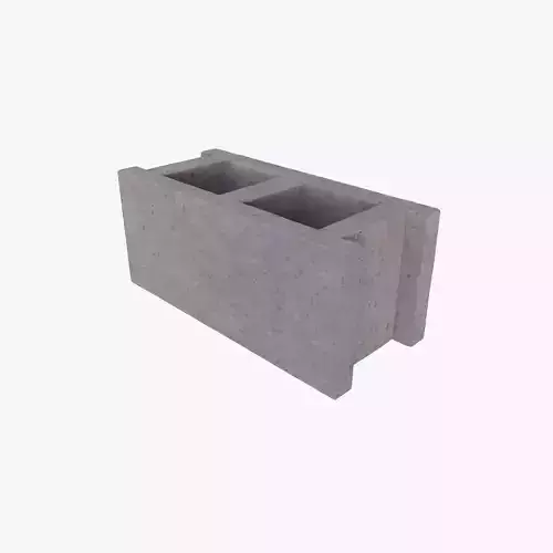 Cinderblock 2 Low-poly 3D model