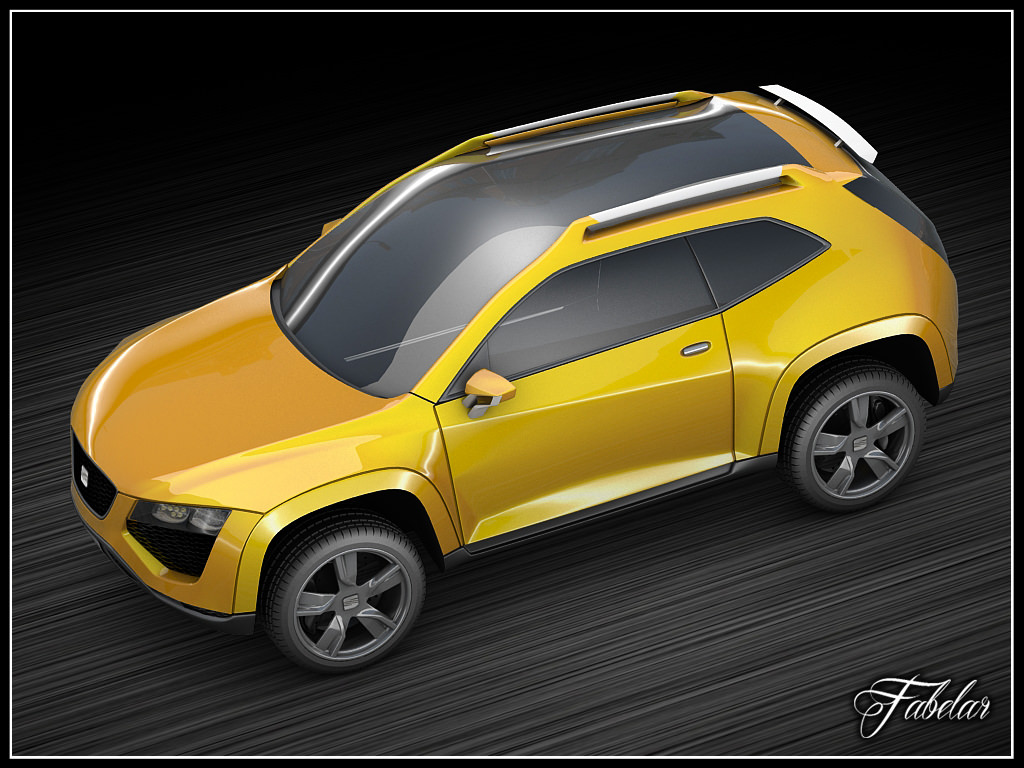 Seat Tribu concept 3D model_2