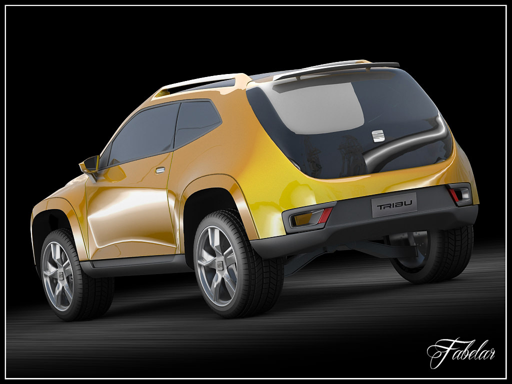Seat Tribu concept 3D model_1