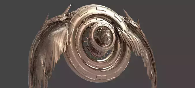 Ancient Alien Star Ring Statue 6 