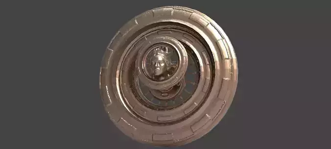 Ancient Alien Star Ring Statue 8