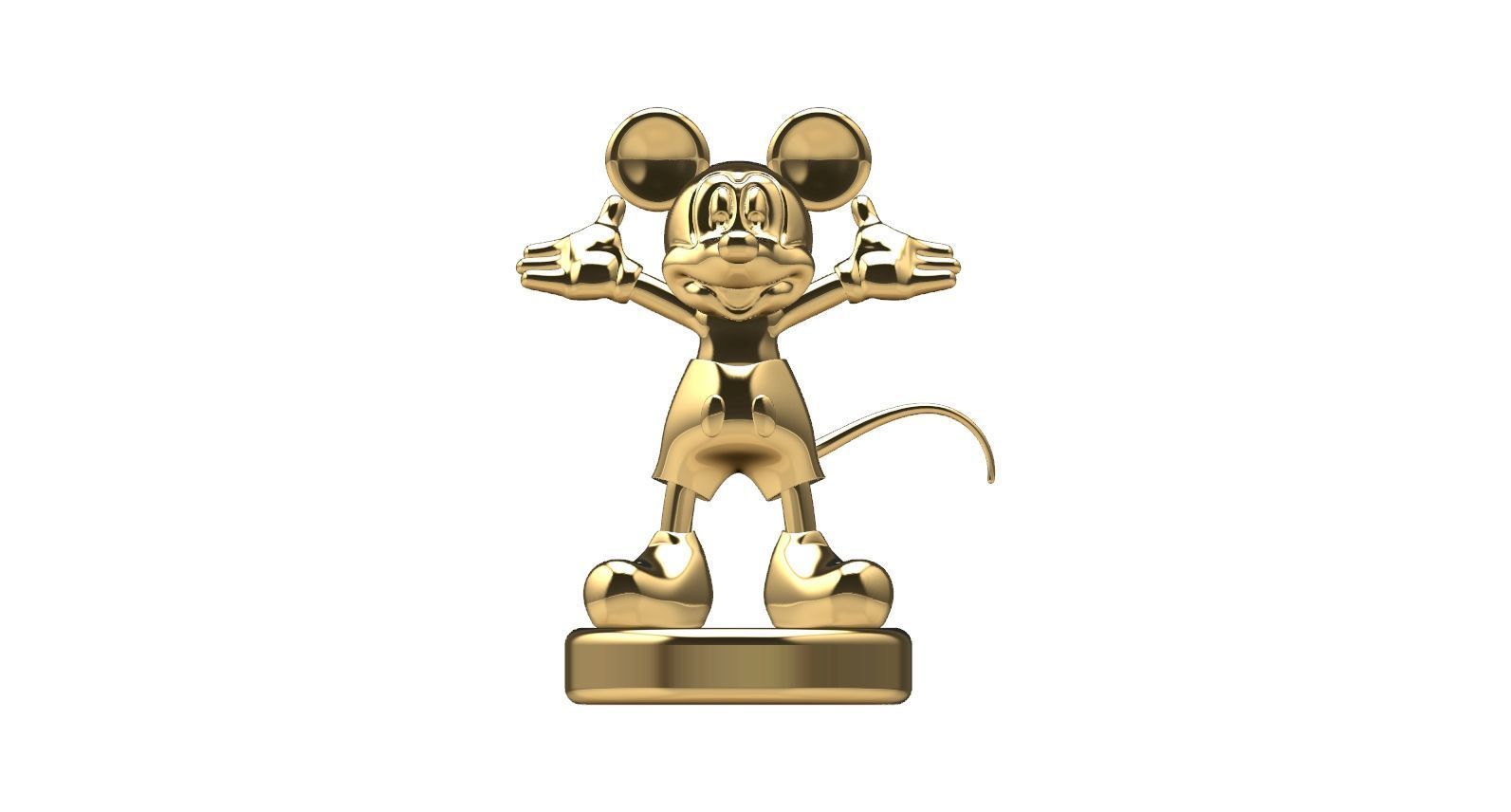 Mickey modelo 3D 3D print model_2