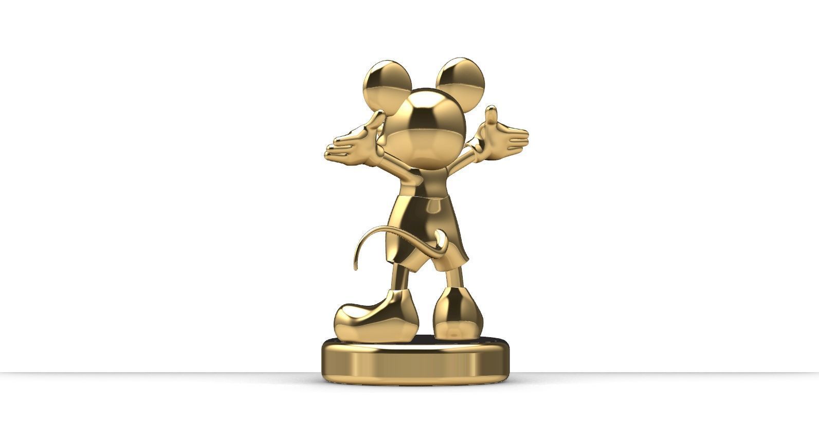 Mickey modelo 3D 3D print model_5