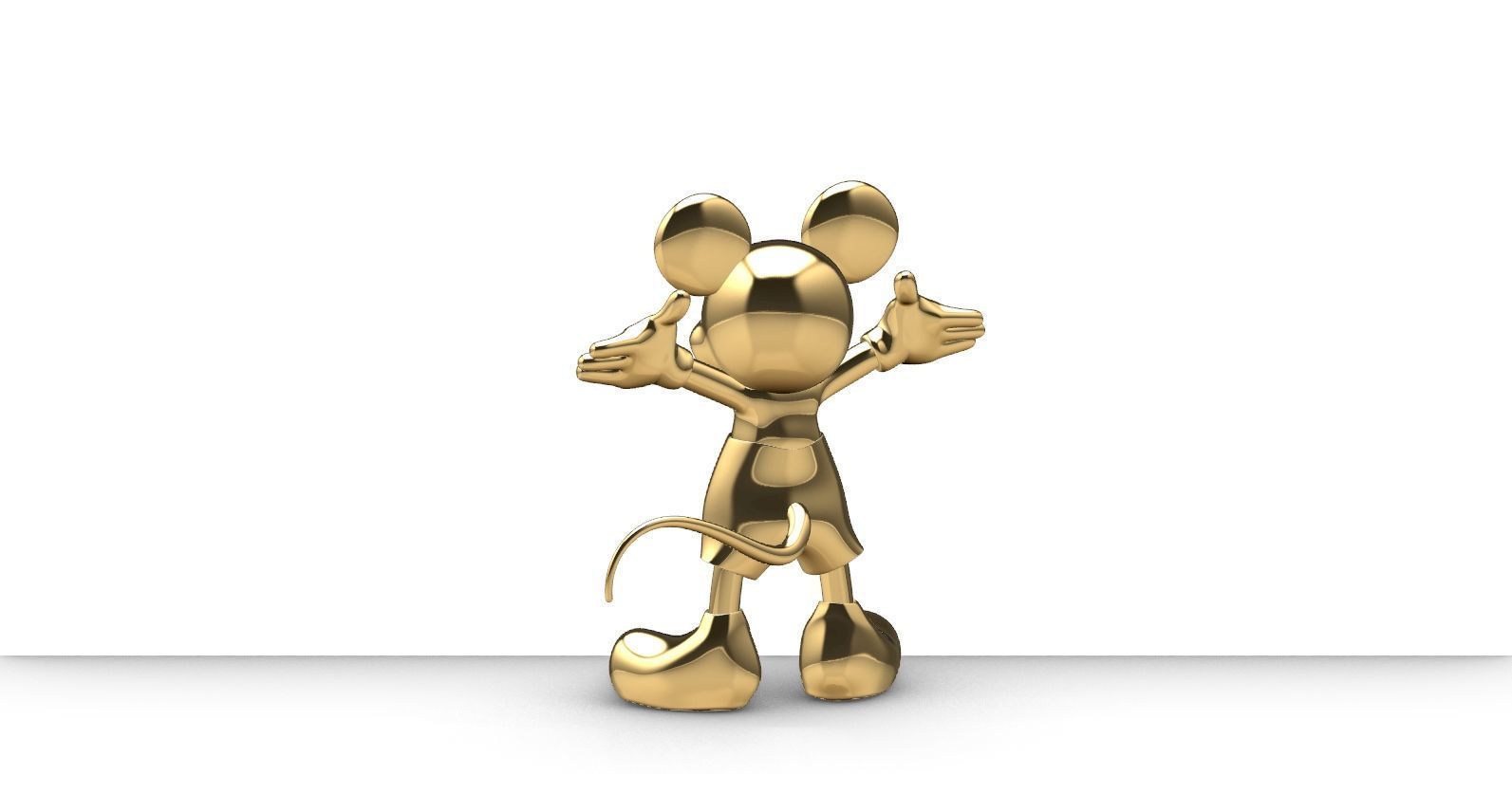 Mickey modelo 3D 3D print model_1