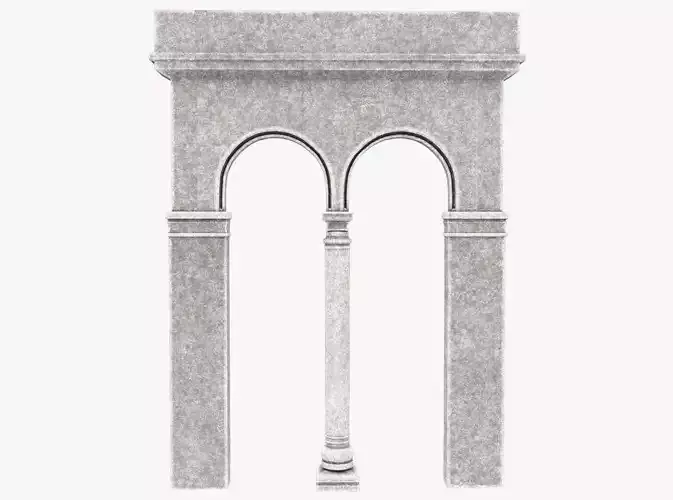 Column pair of arches