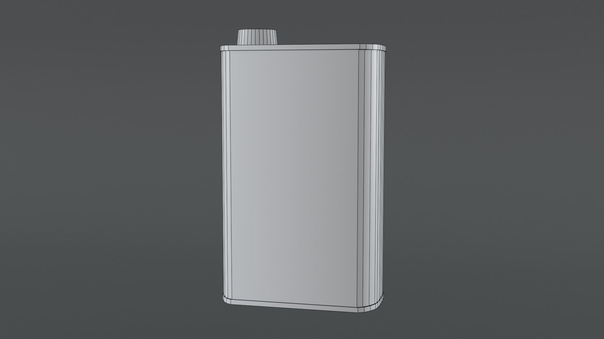 Motor Oil Can - 3 Variants New-Old-Aged and Rusted  Low-poly 3D model_14