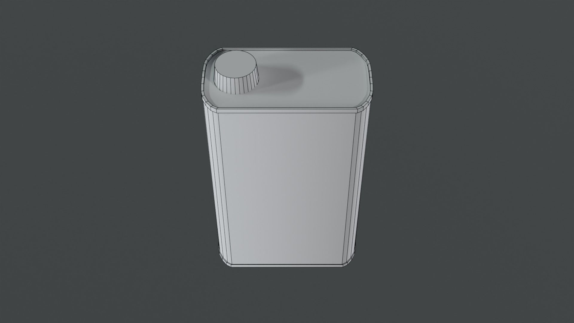 Motor Oil Can - 3 Variants New-Old-Aged and Rusted  Low-poly 3D model_29