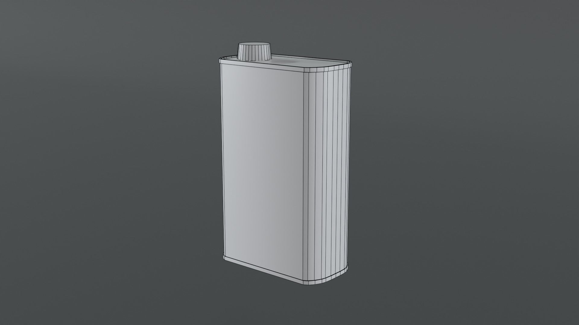 Motor Oil Can - 3 Variants New-Old-Aged and Rusted  Low-poly 3D model_24