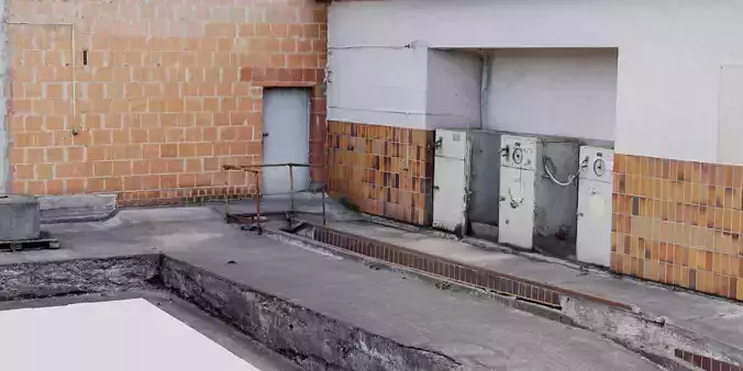 abandoned gas station