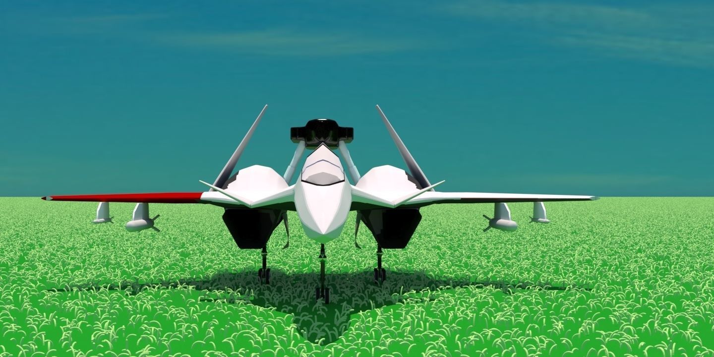 ADFX-01 Morgan Jet 3D model_2