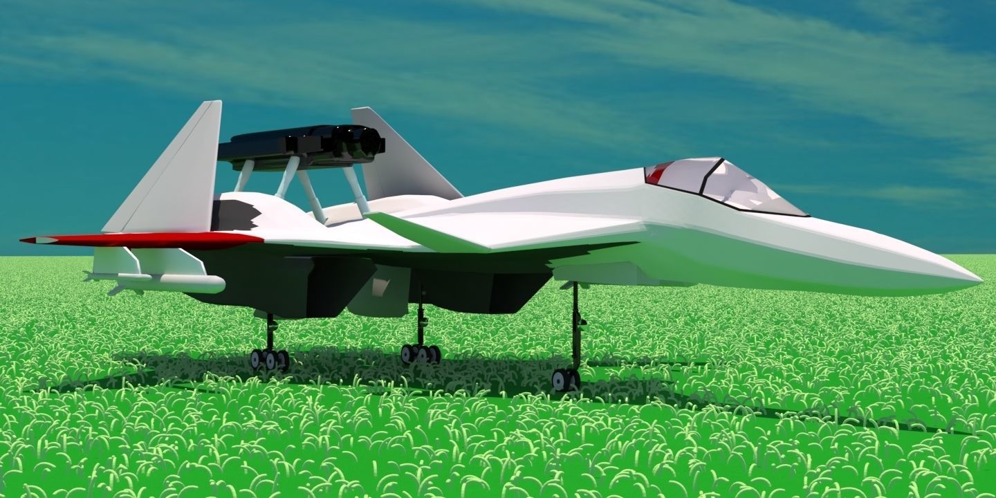 ADFX-01 Morgan Jet 3D model_1