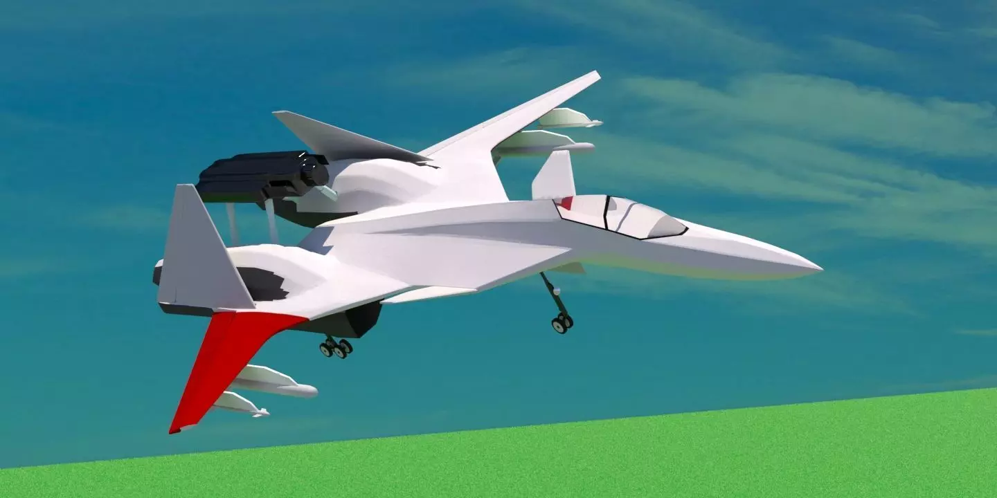 ADFX-01 Morgan Jet 3D model_0