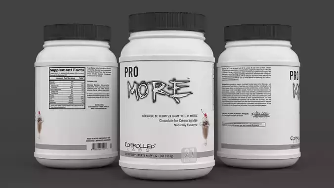 Protein Powder 3D model