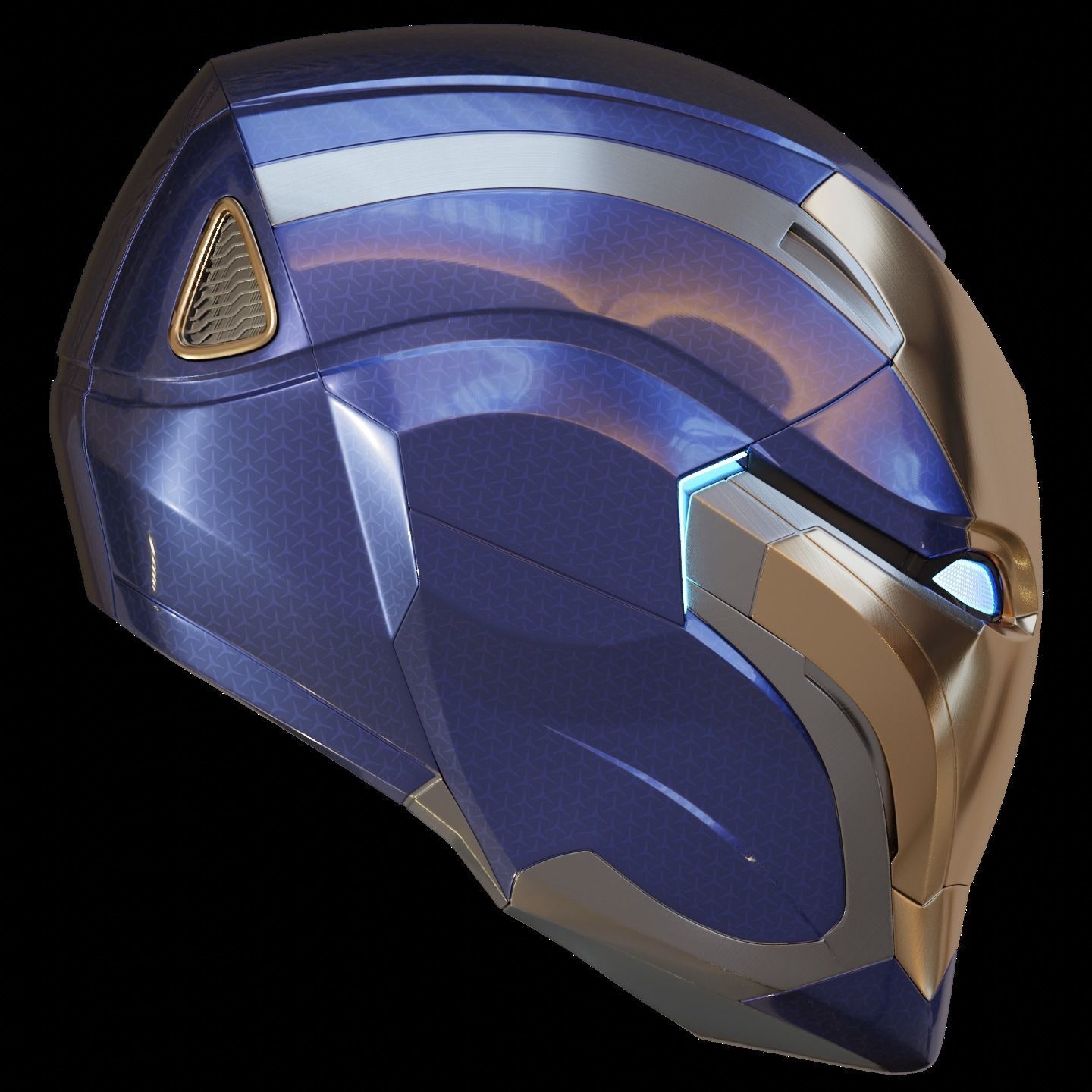 Ironman Mark 49 Rescue Helmet 3D Print Model with Inner Detail 3D print model_9