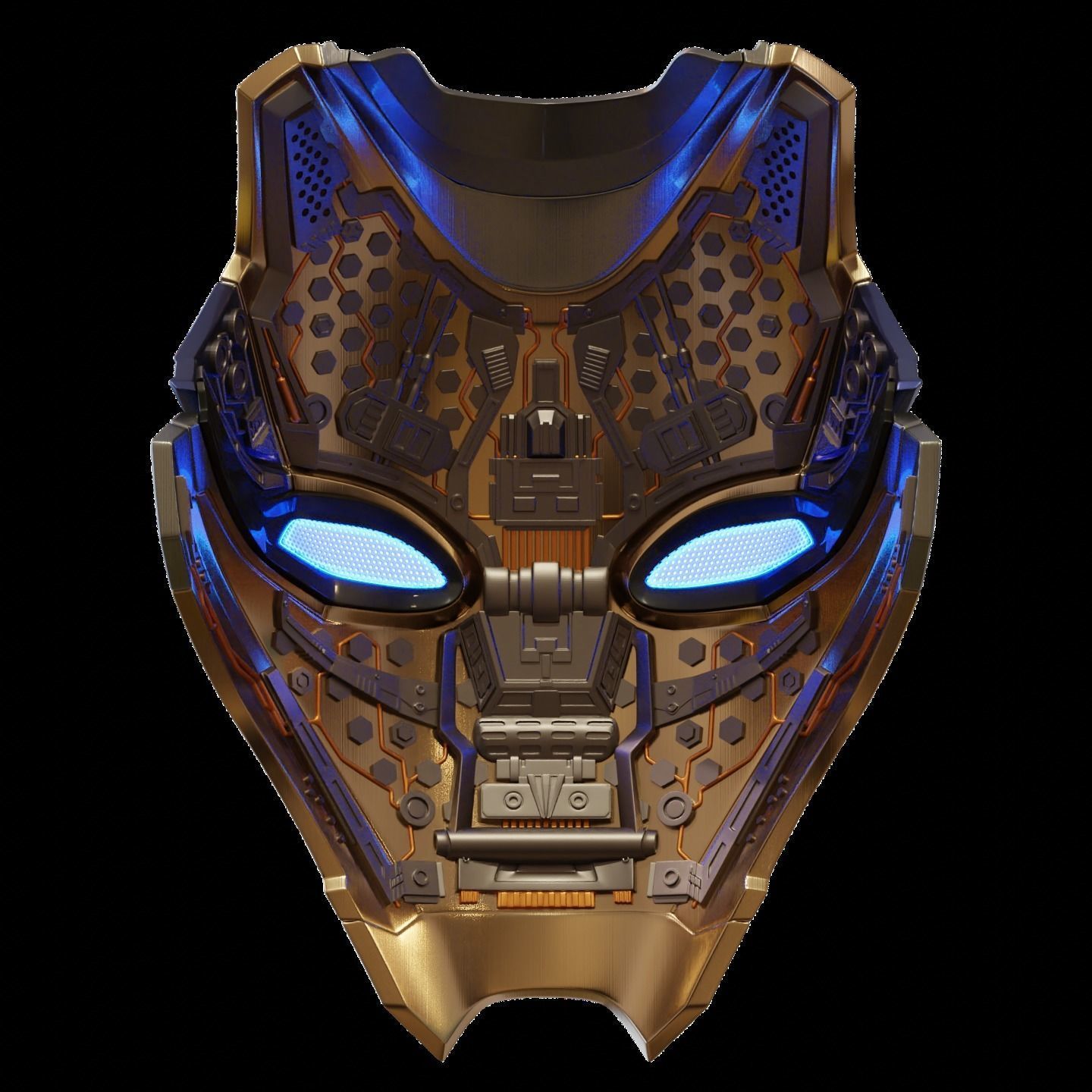 Ironman Mark 49 Rescue Helmet 3D Print Model with Inner Detail 3D print model_14