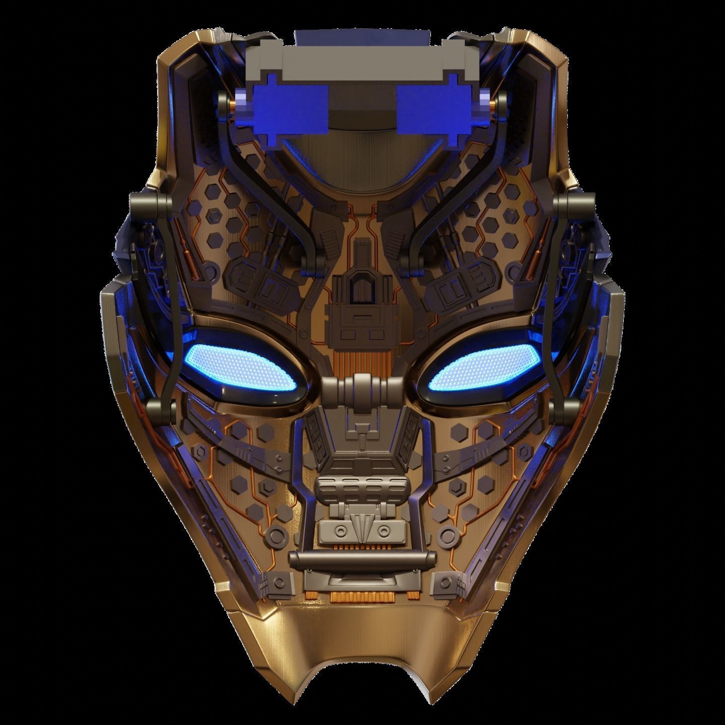 Ironman Mark 49 Rescue Helmet 3D Print Model with Inner Detail 3D print model_2