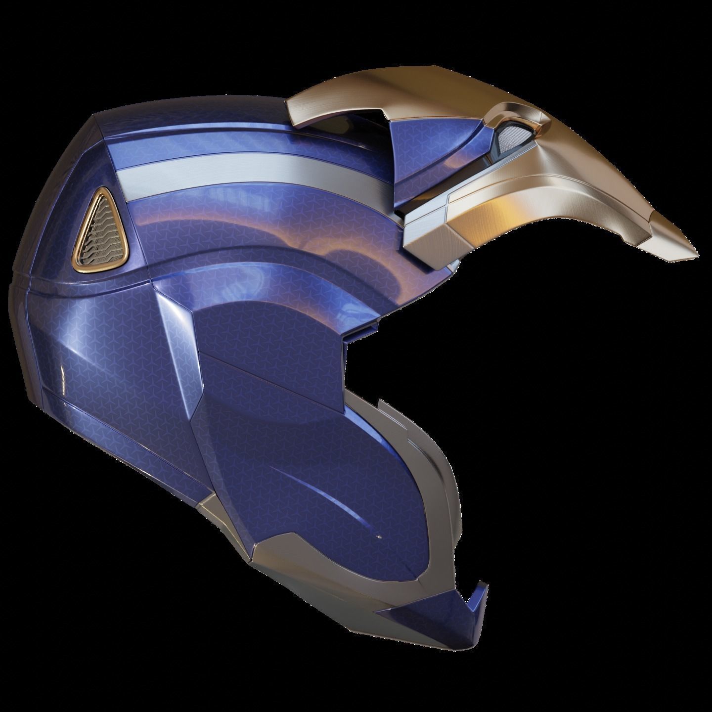 Ironman Mark 49 Rescue Helmet 3D Print Model with Inner Detail 3D print model_7