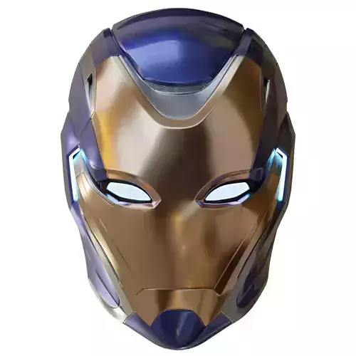 Ironman Mark 49 Rescue Helmet 3D Print Model with Inner Detail 3D print model